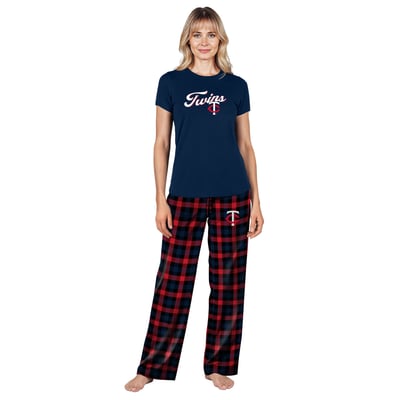  Minnesota Twins Concepts Sport Women's Highland Sleep Set - Navy