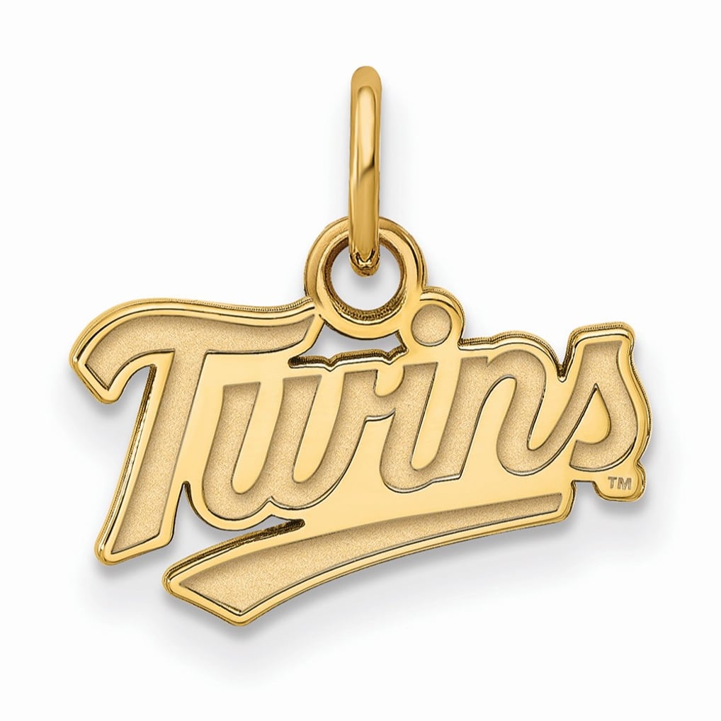 Minnesota Twins Women's Gold-Plated Sterling Silver Extra-Small Pendant