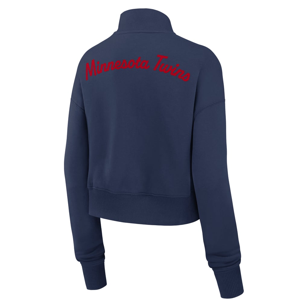 Minnesota Twins Nike Women's Primetime Phoenix Fleece Half-Zip Sweatshirt - Navy