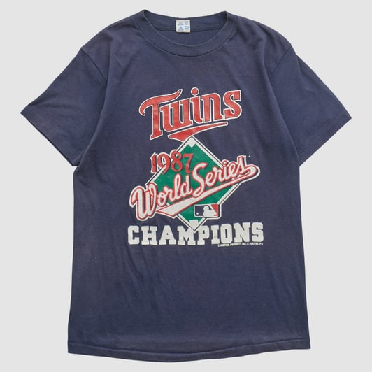 World Series Champion 1987 T-shirt - Navy - XS by Fanatics Real Vintage