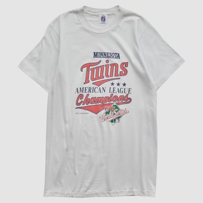 World Series Logo 7 1987 T-shirt - White - S by Fanatics Real Vintage