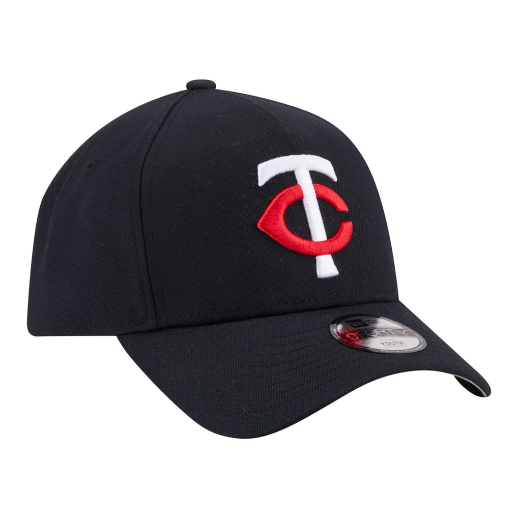 Minnesota Twins New Era Youth 9FORTY A-Frame Adjustable Hat - Navy