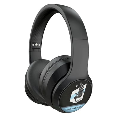 Minnesota United FC Keyscaper Personalized Solid Wireless Bluetooth Headphones With Case