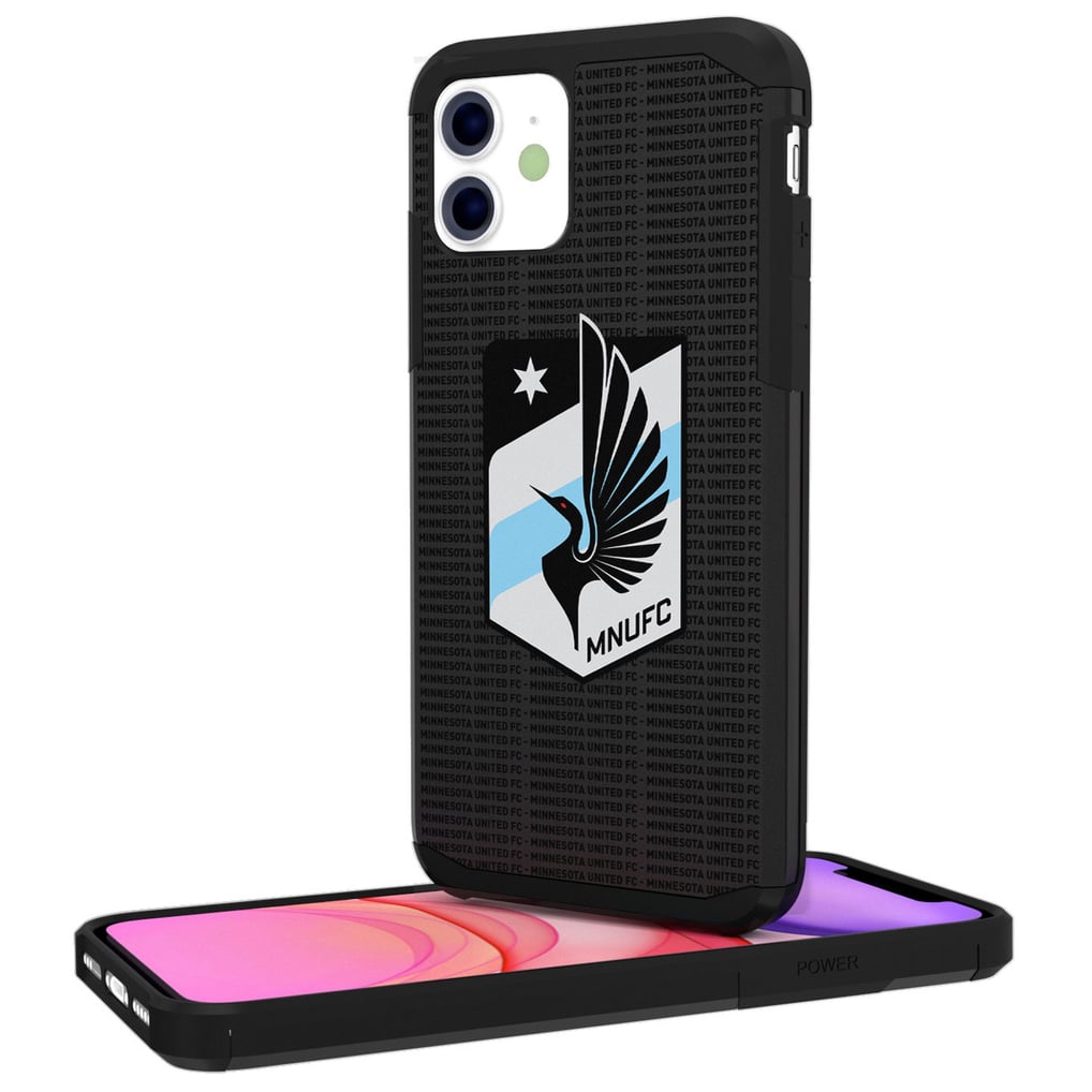 Minnesota United FC iPhone Text Backdrop Rugged Case