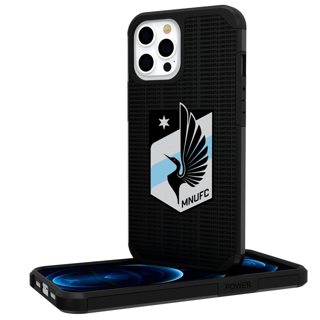 Minnesota United FC iPhone Text Backdrop Rugged Case