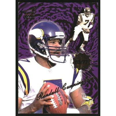 1999 Aurora Premiere Date #82 Randall Cunningham