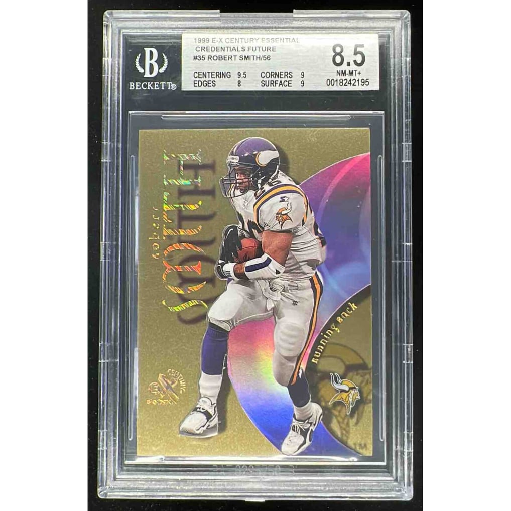 1999 Skybox E-X Century Essential Credentials Future Robert Smith /56 BGS 8.5