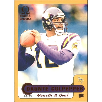 2000 Pacific Omega Fourth and Goal Parallel #24 Daunte Culpepper
