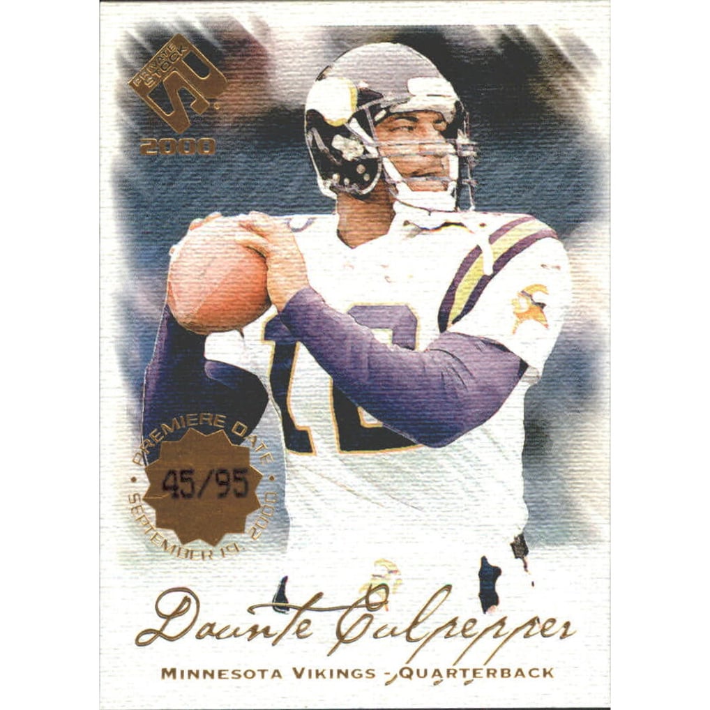 2000 Private Stock Premiere Date #55 Daunte Culpepper