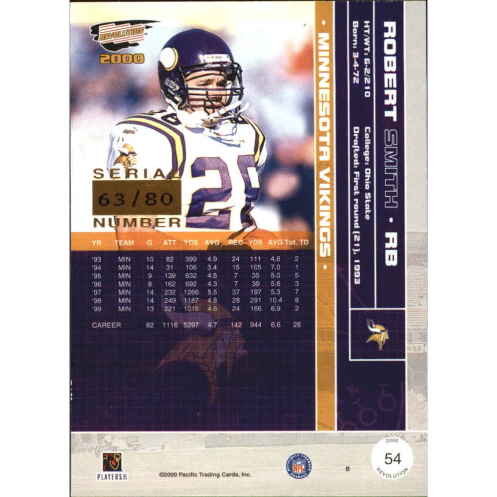 2000 Revolution Silver #54 Robert Smith