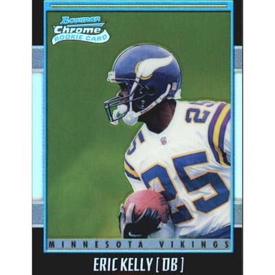 2001 Bowman Chrome Gold Refractors #246 Eric Kelly