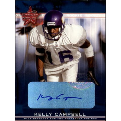 2002 Leaf Rookies and Stars Rookie Autographs #208 Kelly Campbell