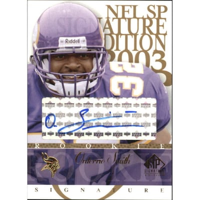 2003 SP Signature Autographs Blue Ink #OS Onterrio Smith