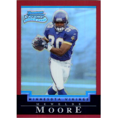 2004 Bowman Chrome Red Refractors #141 Mewelde Moore