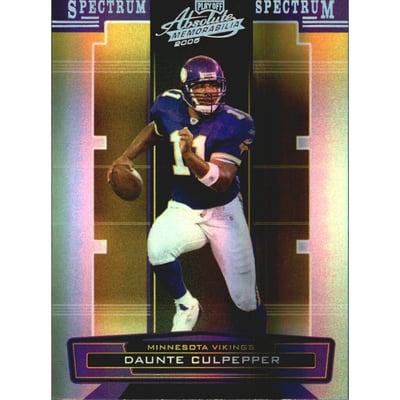 2005 Absolute Memorabilia Spectrum Silver #84 Daunte Culpepper