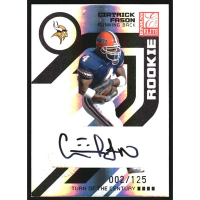 2005 Donruss Elite Turn of the Century Autographs #127 Ciatrick Fason