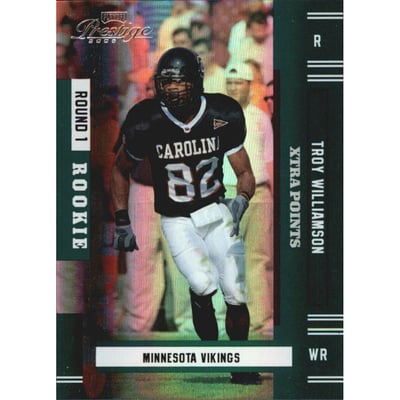 2005 Playoff Prestige Xtra Points Green #213 Troy Williamson