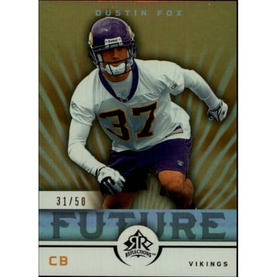2005 Reflections Gold #211 Dustin Fox