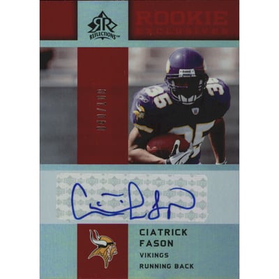 2005 Reflections Rookie Exclusives Autographs Red #RECI Ciatrick Fason