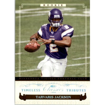2006 Donruss Classics Timeless Tributes Silver #104 Tarvaris Jackson