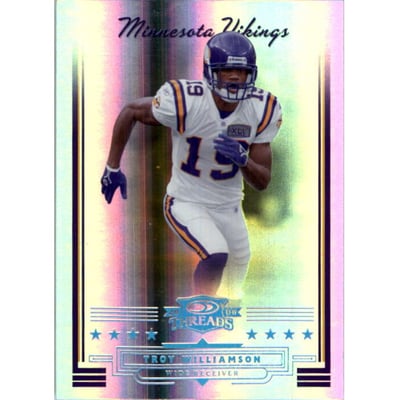 2006 Donruss Threads Platinum Holofoil #105 Troy Williamson