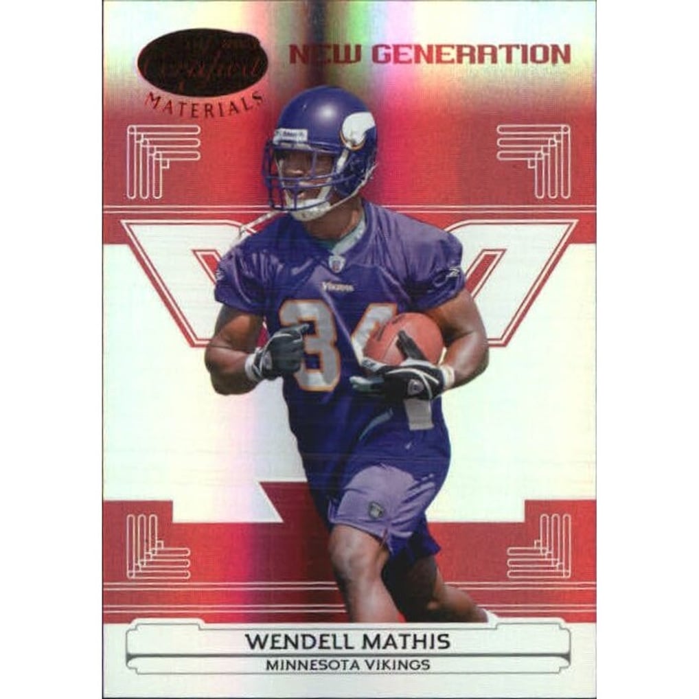 2006 Leaf Certified Materials Mirror Red #173 Wendell Mathis