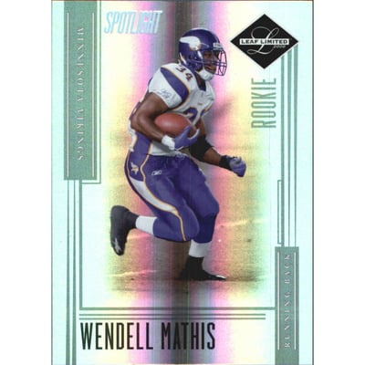 2006 Leaf Limited Silver Spotlight #248 Wendell Mathis