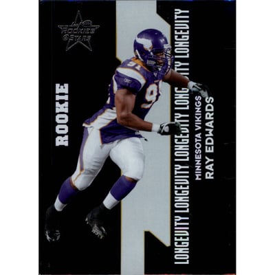 2006 Leaf Rookies and Stars Longevity Silver Parallel #137 Ray Edwards