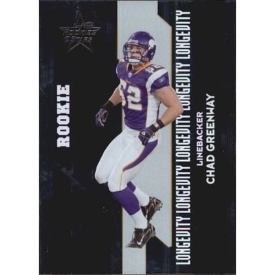 2006 Leaf Rookies and Stars Longevity Silver Parallel #248 Chad Greenway