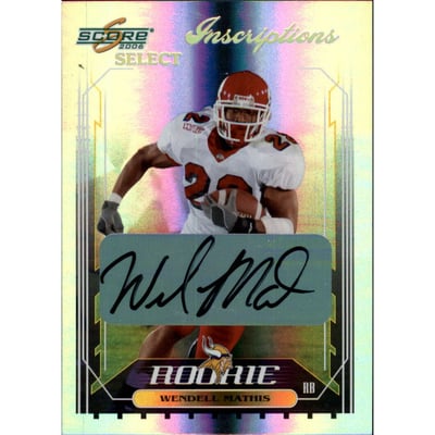 2006 Select Inscriptions #404 Wendell Mathis/250