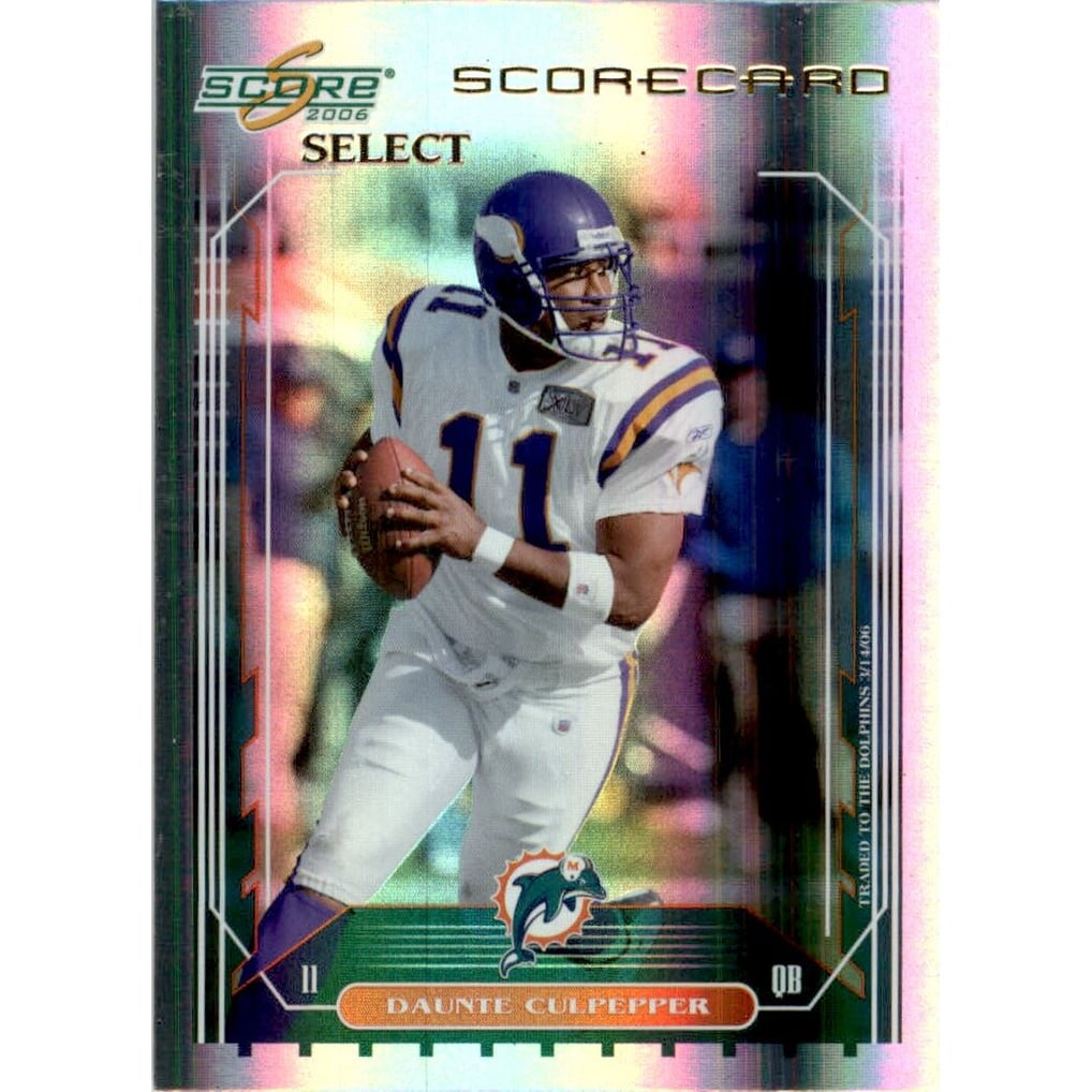 2006 Select Scorecard #151 Daunte Culpepper