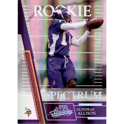 2007 Absolute Memorabilia Spectrum Silver #205 Aundrae Allison
