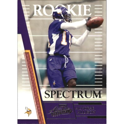 2007 Absolute Memorabilia Spectrum Silver Retail #205 Aundrae Allison