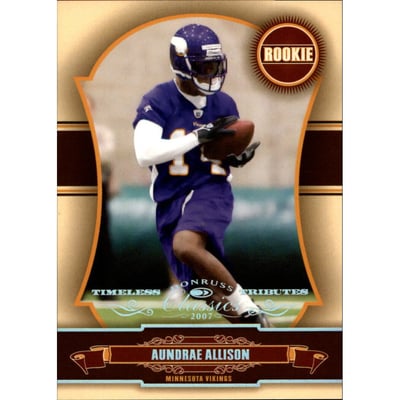 2007 Donruss Classics Timeless Tributes Silver #190 Aundrae Allison