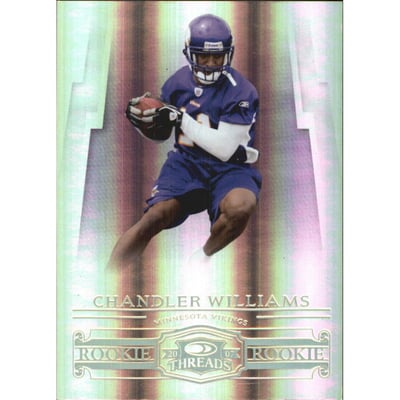 2007 Donruss Threads Gold Holofoil #154 Chandler Williams