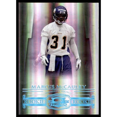 2007 Donruss Threads Platinum Holofoil #195 Marcus McCauley