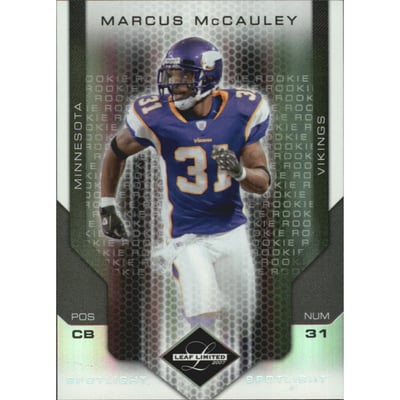 2007 Leaf Limited Silver Spotlight #274 Marcus McCauley