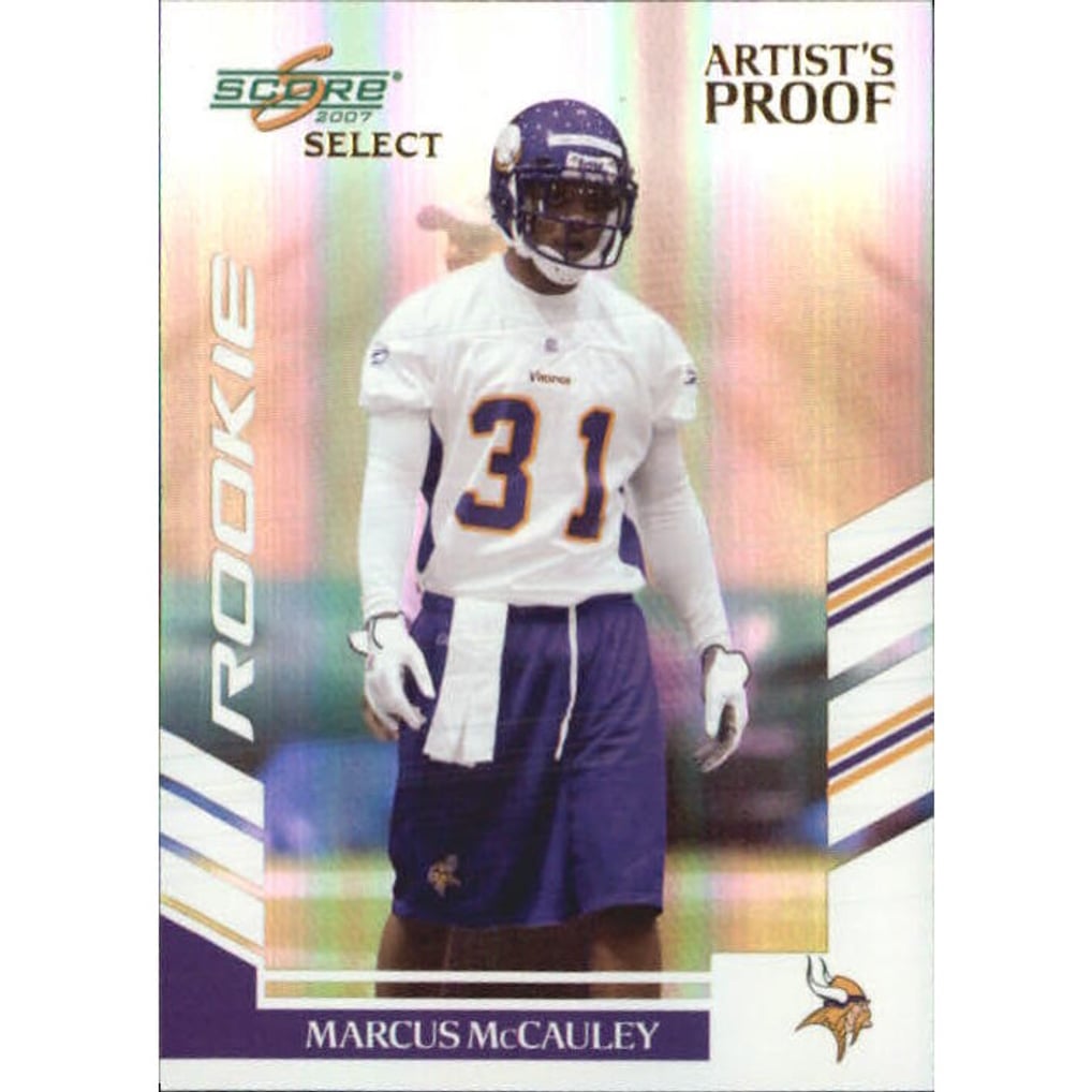 2007 Select Artist's Proof #302 Marcus McCauley