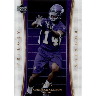 2007 Upper Deck Trilogy Gold #125 Aundrae Allison