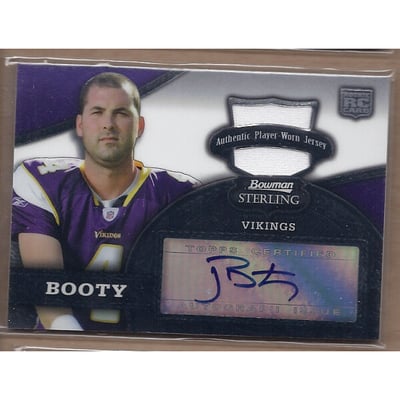 2008 Bowman Sterling #143B John David Booty JSY AU