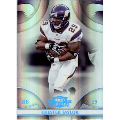2008 Donruss Threads Platinum Holofoil #73 Chester Taylor
