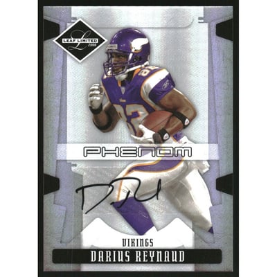 2008 Leaf Limited #225 Darius Reynaud AU/99 RC