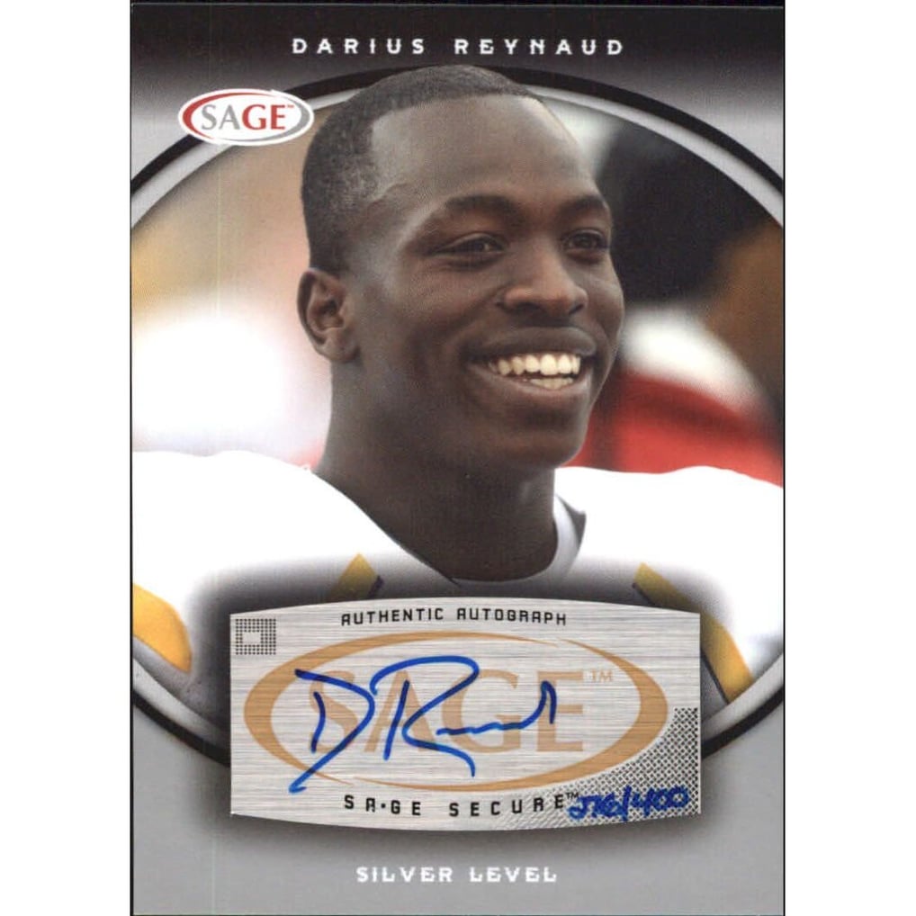 2008 SAGE Autographs Silver #A47 Darius Reynaud