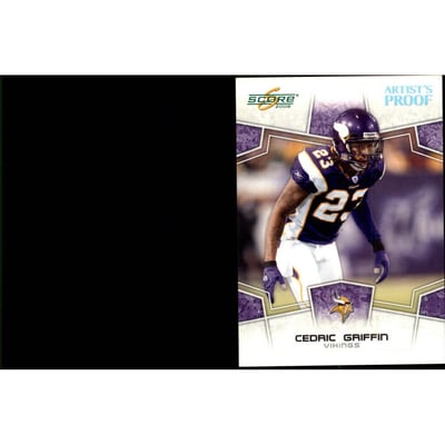 2008 Score Artist's Proof #180 Cedric Griffin