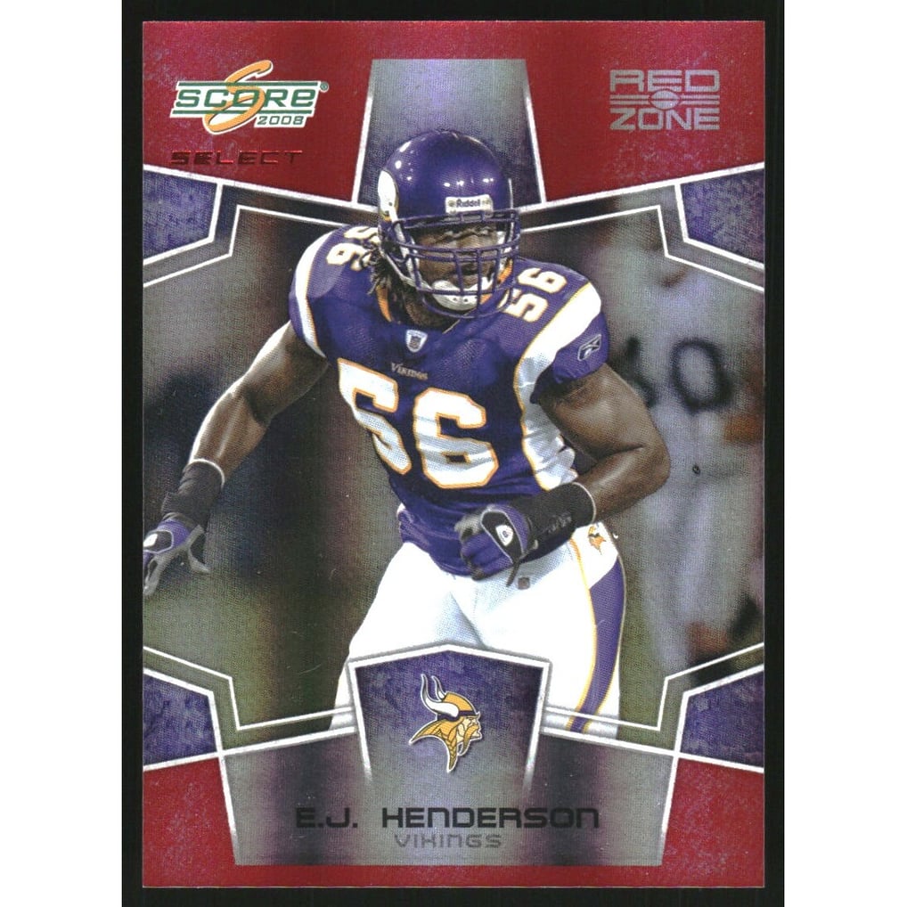 2008 Select Red Zone #179 E.J. Henderson