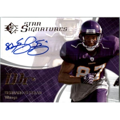 2008 SP Authentic SP Star Signatures #SPSS11 Bernard Berrian