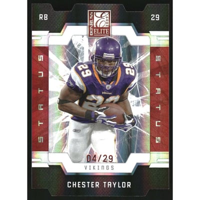 2009 Donruss Elite Status #56 Chester Taylor/29