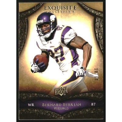 2009 Exquisite Collection #50 Bernard Berrian
