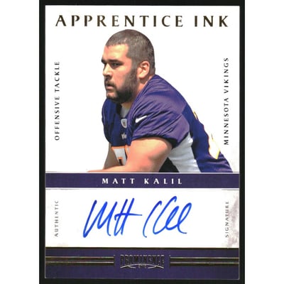 2012 Panini Prominence Apprentice Ink #4 Matt Kalil/99