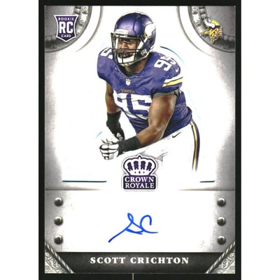 2014 Crown Royale Rookie Signatures #SSC Scott Crichton/99